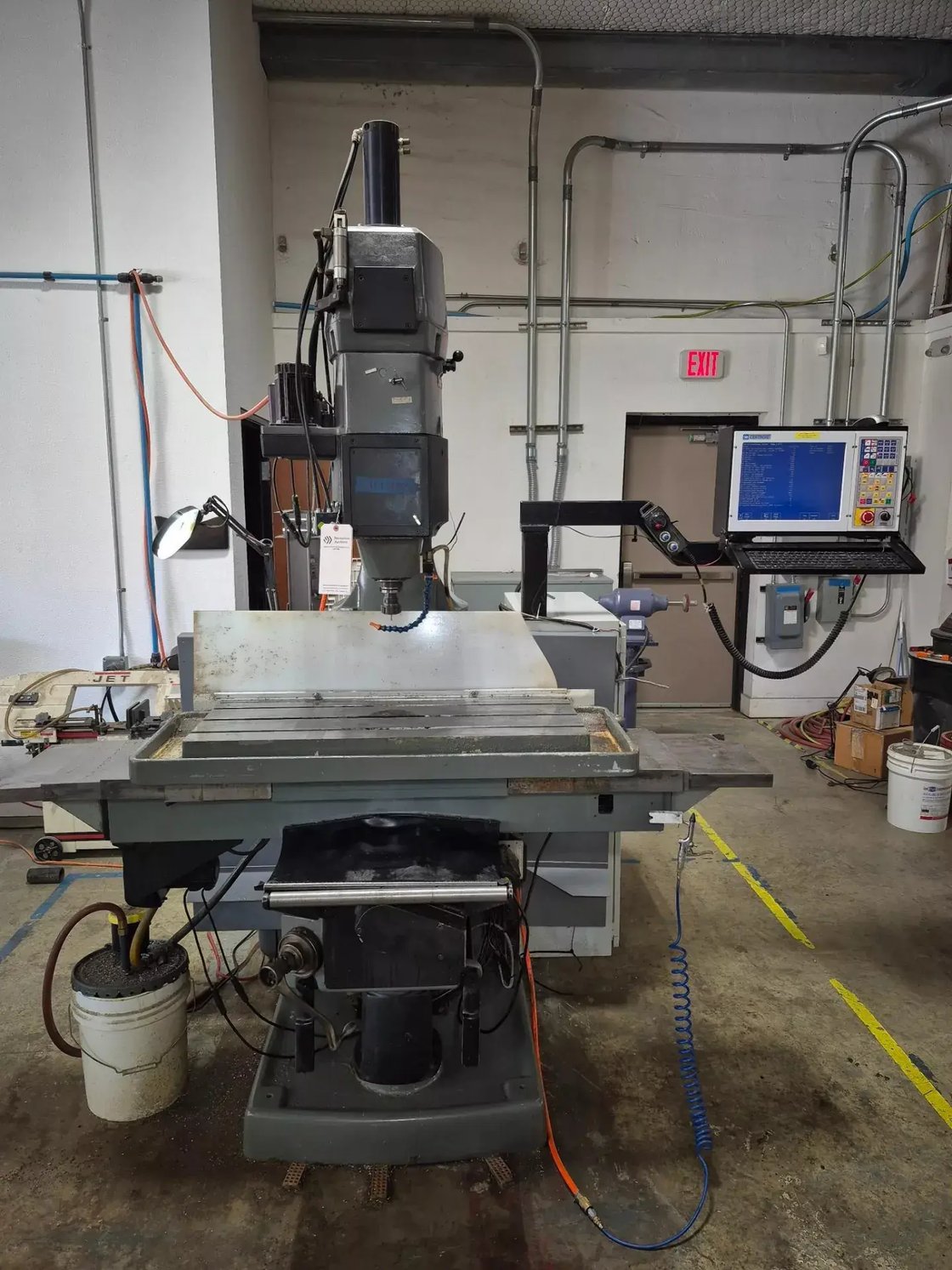 1985 BRIDGEPORT SERIES I VERTICAL MILLING MACHINE WITH RETROFIT CENTROID CNC CONTROL & DRIVE SYSTEMS