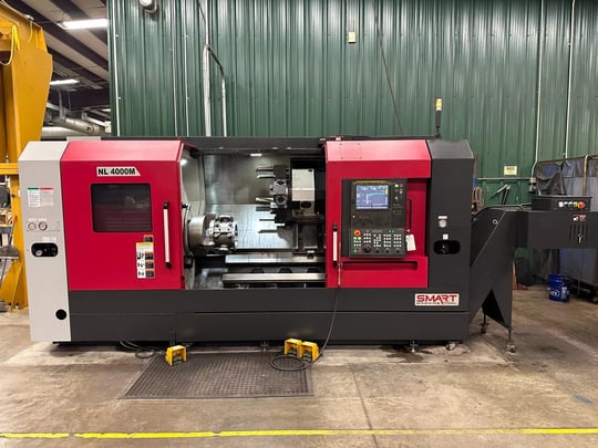 2023 SMART NL4000M CNC LATHE - 18 CHUCK,TAILSTOCK, BOX WAYS, CHIP CONVEYOR