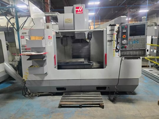 Lot 160 2002 HAAS VF-3D VERTICAL MACHINING CENTER W 4TH AXIS DRIVE, MIST BLASTER, 10K RPM SPINDLE, RIGID TAP