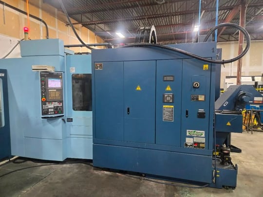 Lot 180 2009 MATSUURA H.PLUS-405 EXTENDED STROKE FULL 4-AXIS HORIZONTAL MACHINING CENTER